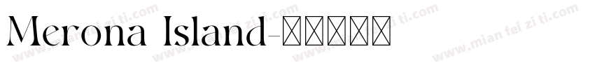 Merona Island字体转换
